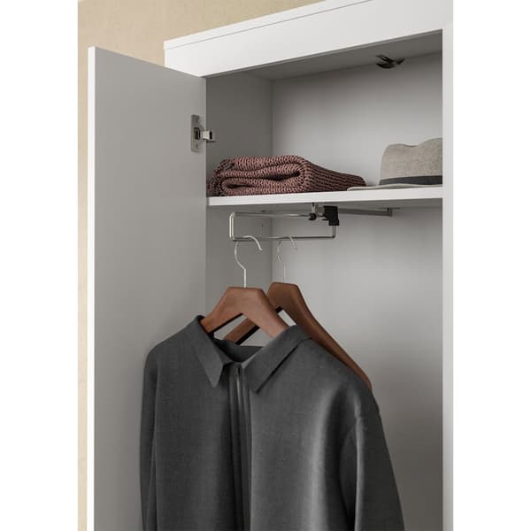 Jam garderobe oppstilling 5 deler hvit.