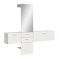 Miniatyrbilde 1 av 8: Vaga garderobe oppstilling 3 deler hvit.