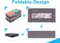 Miniatyrbillede 3 af 11: LIVIT Foldbare Stofopbevaringskasser - Sæt med 3, Grå, L
