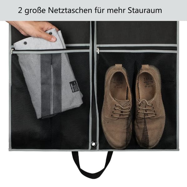 Lollanda Klädskydd set – 2-pack dammskydd för kläder, skyddar mot smuts och fukt, perfekt för garderob och resor
