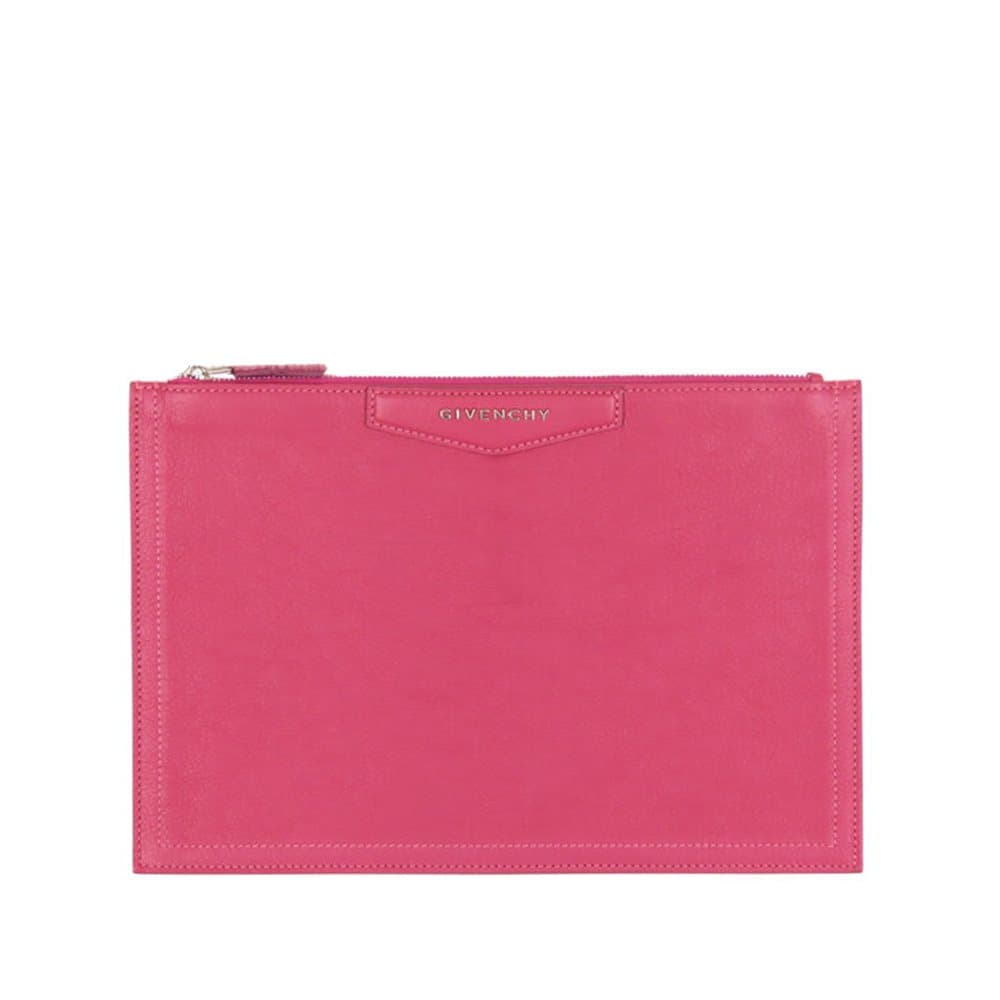 Givenchy Antigona Leather Clutch Bag Pink