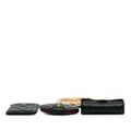 Pikkukuva 3 / 10: Pre-owned Chanel Lambskin Pearl Crown CC Wristlet Multi Pouches Black