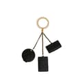 Pikkukuva 2 / 10: Pre-owned Chanel Lambskin Pearl Crown CC Wristlet Multi Pouches Black