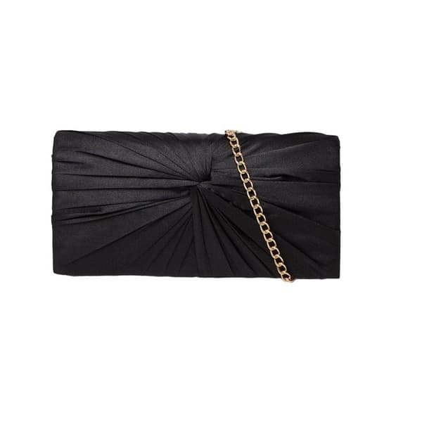 Dorothy Perkins Beauty Satin Twisted Clutch Bag