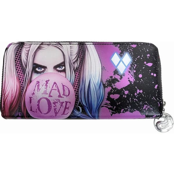Spiral Direct Mad Love Harley Quinn Clutch Bag Black One Size