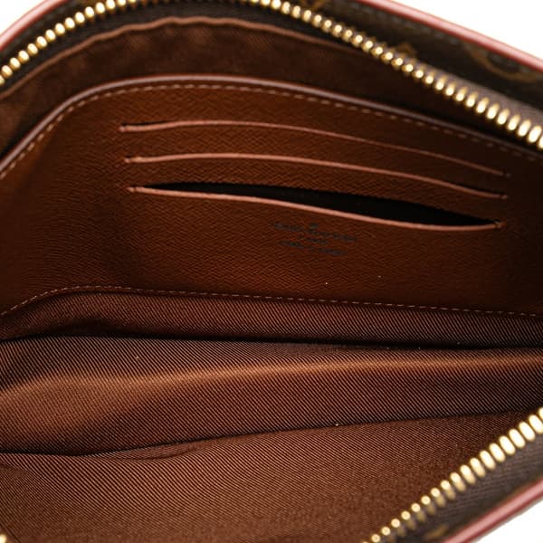 Pre-owned Louis Vuitton Monogram Legacy Chain Clutch Brown