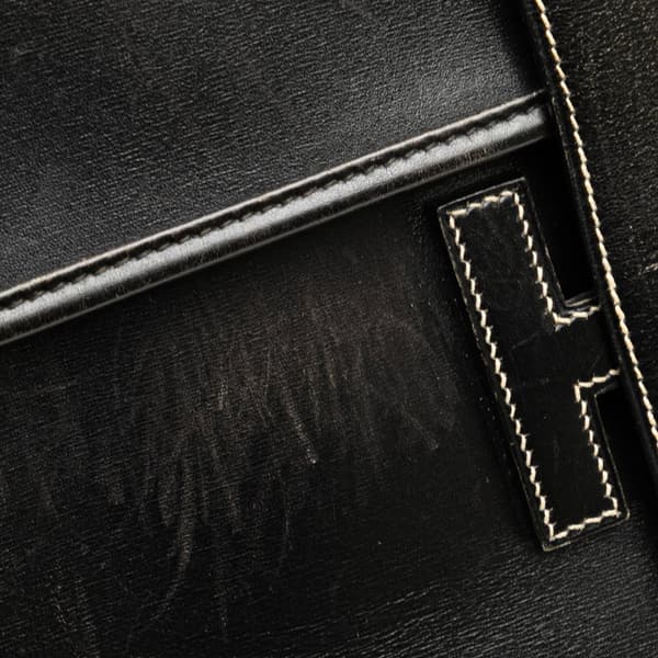 Pre-owned Hermès Box Calf Jige 29 Black