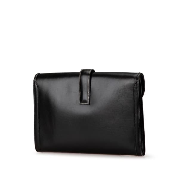 Pre-owned Hermès Box Calf Jige 29 Black