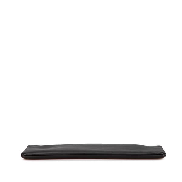Pre-owned Gucci Calfskin Bamboo Tassel Clutch Black
