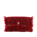 Pikkukuva 1 / 10: Pre-owned Chanel Tweed Fringe Paris Cosmopolite Clutch Red