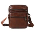 Miniatyrbild 5 av 11: Stilren och Hållbar Crossbody Väska i Äkta Läder - Perfekt för Vardag och Resa