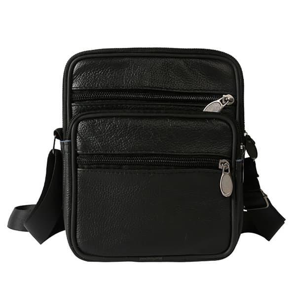 Stilren och Hållbar Crossbody Väska i Äkta Läder - Perfekt för Vardag och Resa