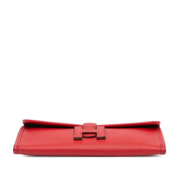 Pre-owned Hermès Swift Jige Duo Red