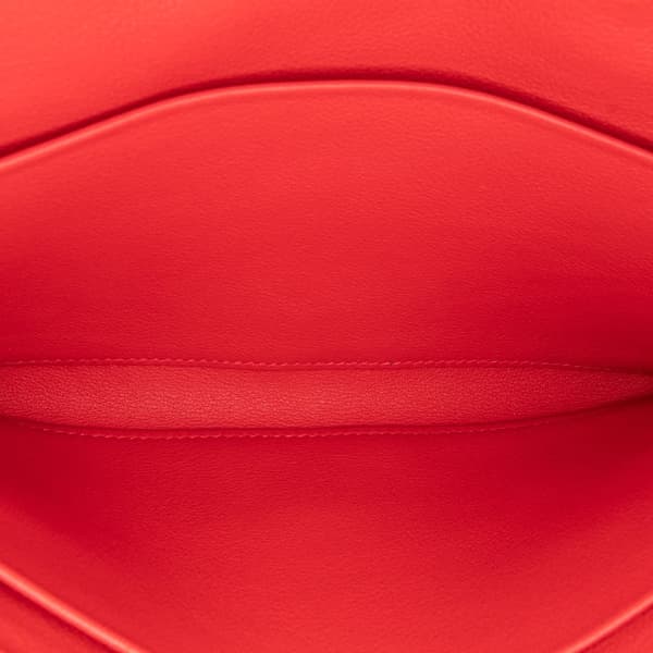 Pre-owned Hermès Swift Jige Duo Red