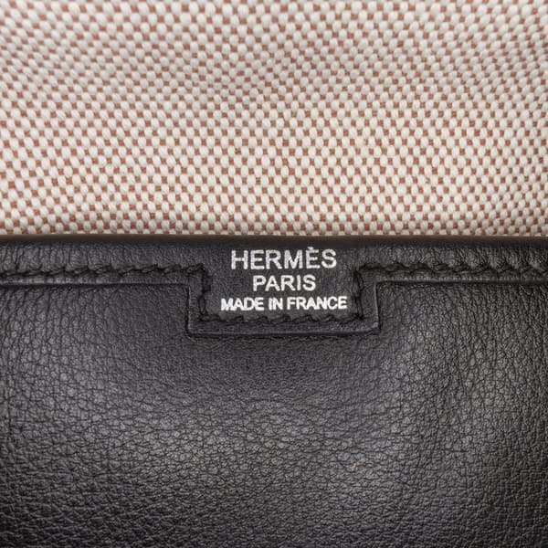 Pre-owned Hermès Swift Jige GM Black