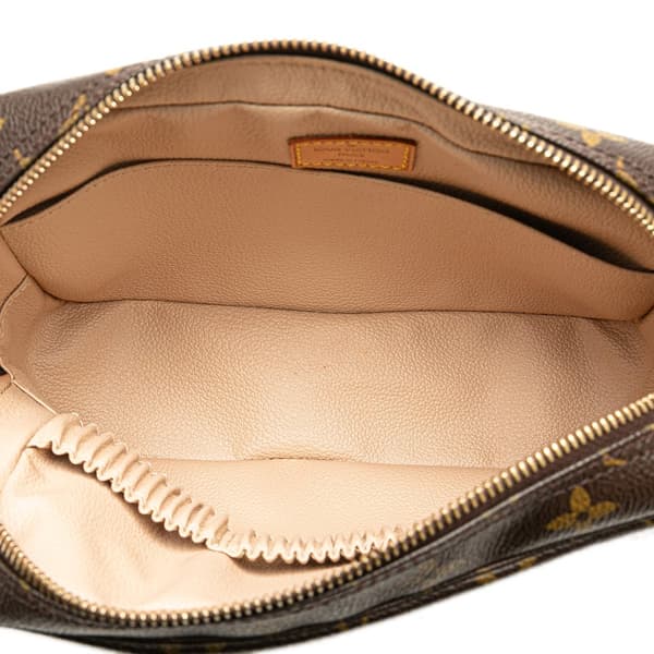 Pre-owned Louis Vuitton Monogram Trousse Toilette 23 Brown