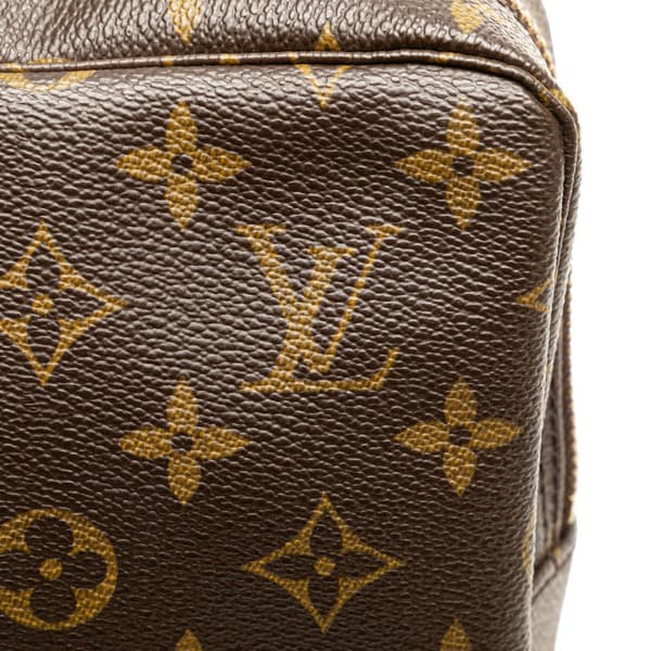 Pre-owned Louis Vuitton Monogram Trousse Toilette 23 Brown