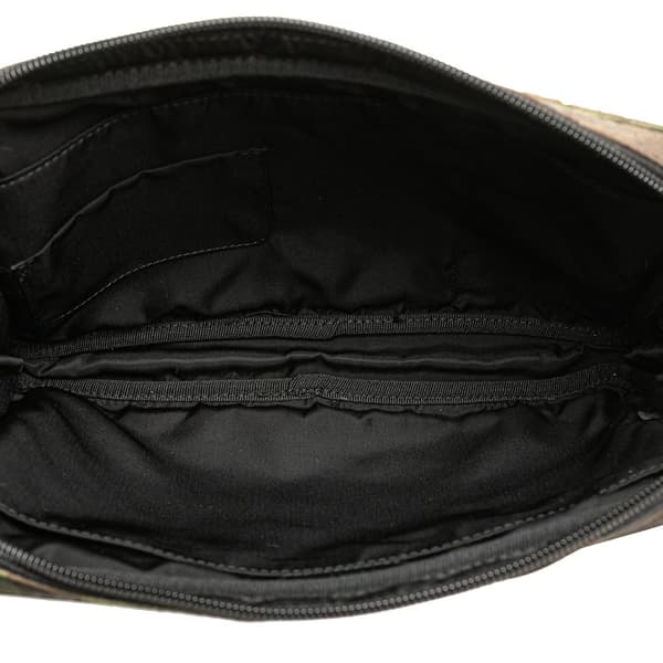 Pre-owned Prada Tessuto Camouflage Clutch Brown