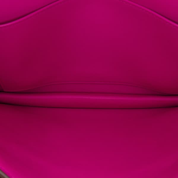 Pre-owned Hermès Evercolor Evergrain Multiplis Clutch Pink