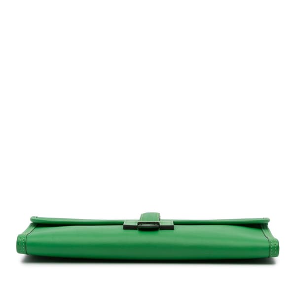 Pre-owned Hermès Swift Jige Elan 29 Green