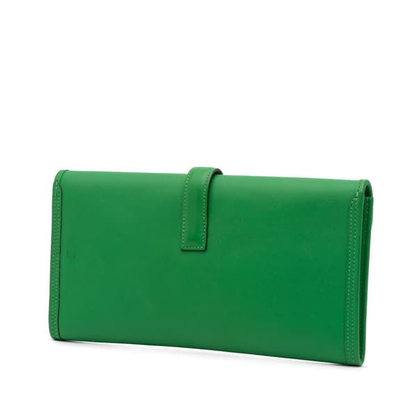 Pre-owned Hermès Swift Jige Elan 29 Green