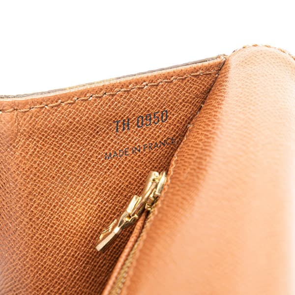 Pre-owned Louis Vuitton Monogram Pochette Dame PM Brown