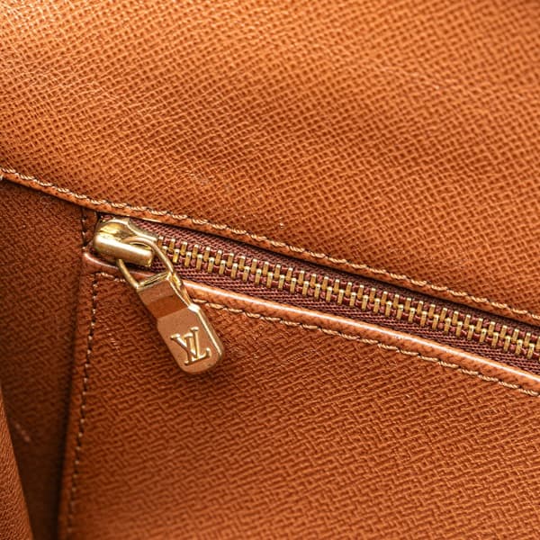 Pre-owned Louis Vuitton Monogram Pochette Dame PM Brown