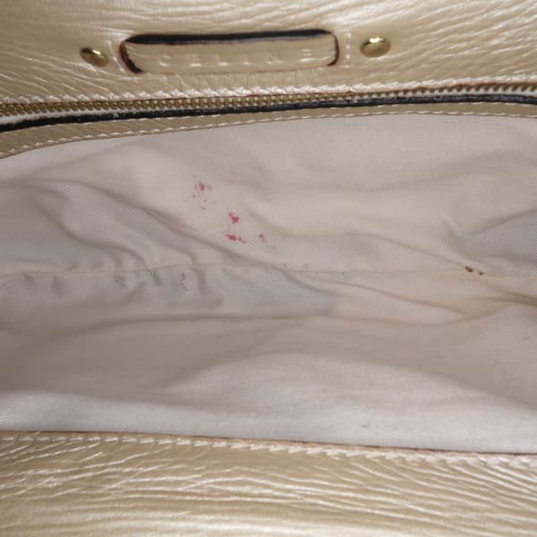 Pre-owned Celine Leather Clutch Gold