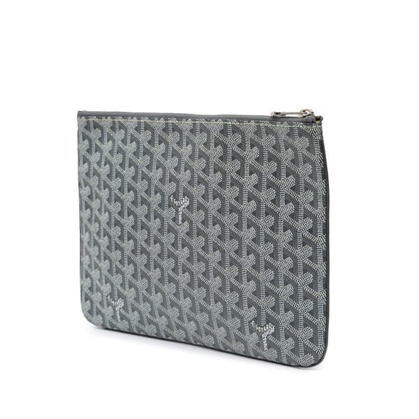 Pre-owned Goyard Goyardine Senat MM Gray
