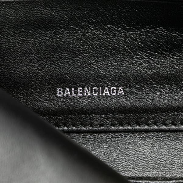 Pre-owned Balenciaga Leather Triangle Clutch M Yellow
