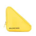 Miniatyrbild 1 av 10: Pre-owned Balenciaga Leather Triangle Clutch M Yellow