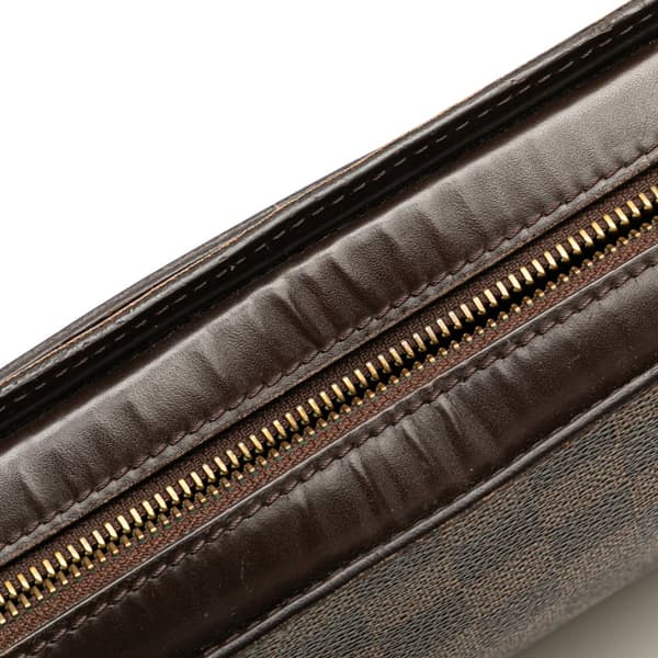 Pre-owned Louis Vuitton Damier Ebene Saint Louis Pochette Brown