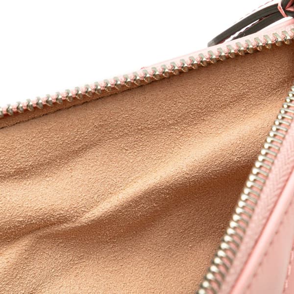 Pre-owned Gucci GG Marmont Matelasse Leather Clutch Pink