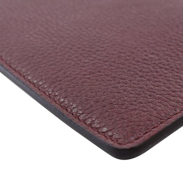 Pre-owned Gucci Leather Zumi Zip Pouch Red