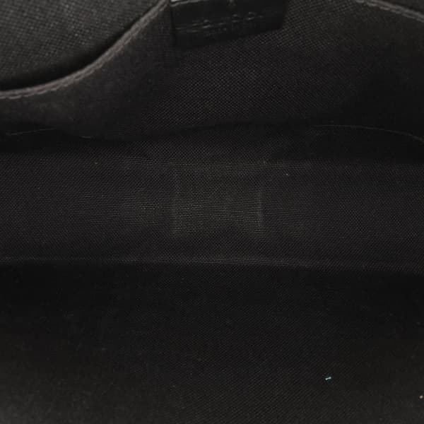 Pre-owned Gucci GG Supreme Web Clutch Black