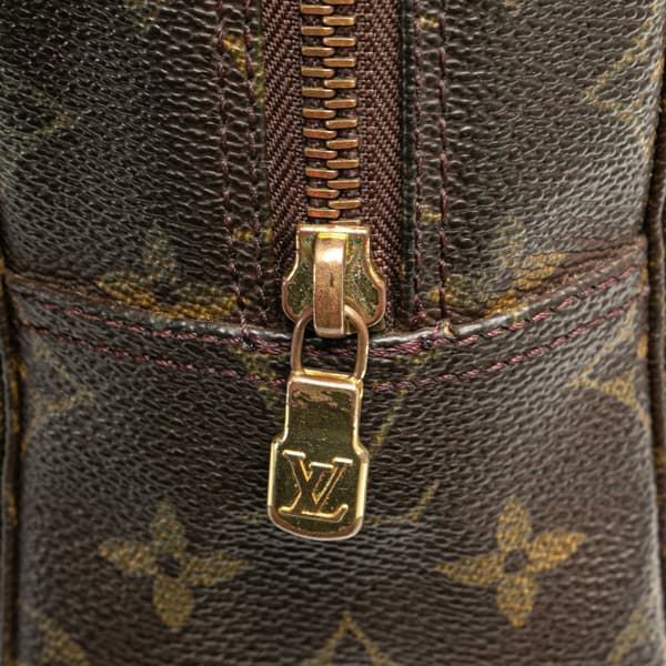 Pre-owned Louis Vuitton Monogram Trousse Toilette 28 Brown