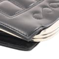 Pikkukuva 8 / 10: Pre-owned Chanel CC Choco Bar Quilted Lambskin Crystal Frame Clutch Black