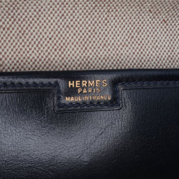 Pre-owned Hermès Box Calf Jige 29 Blue