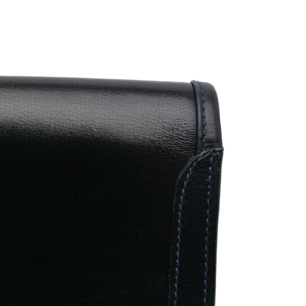 Pre-owned Hermès Box Calf Jige 29 Blue