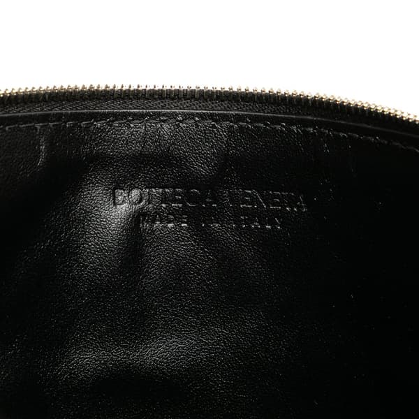 Pre-owned Bottega Veneta Nappa Graphic Clutch Black