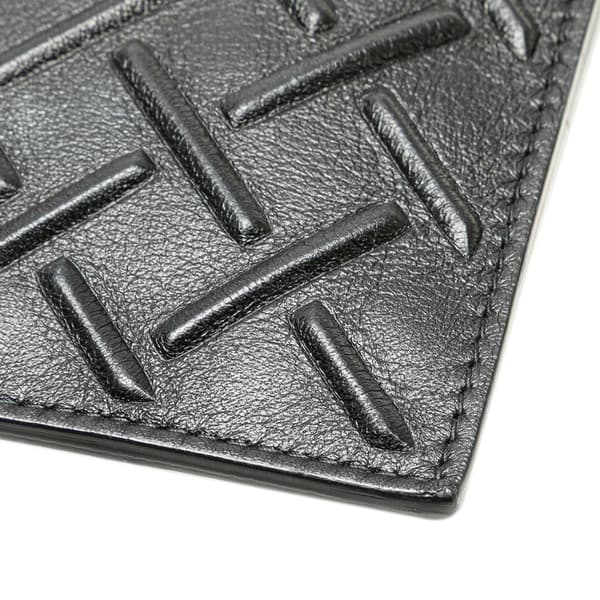 Pre-owned Bottega Veneta Nappa Graphic Clutch Black