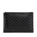 Miniatyrbillede 1 af 10: Pre-owned Bottega Veneta Nappa Graphic Clutch Black