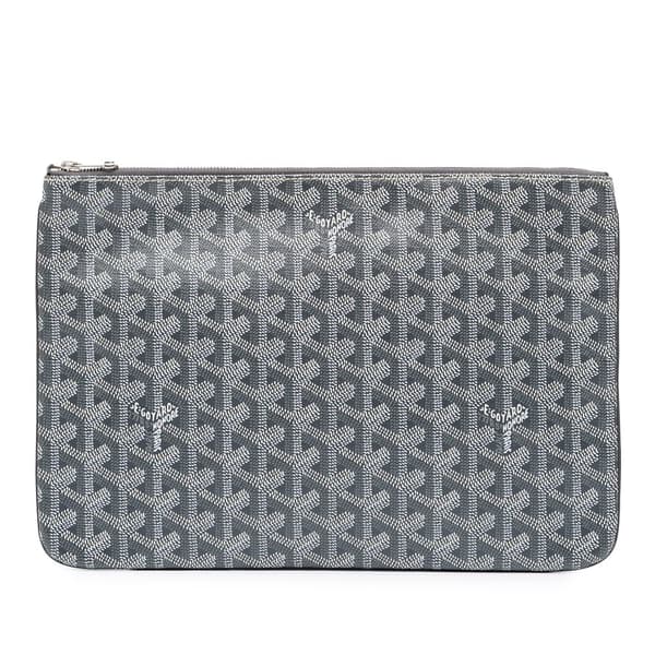 Pre-owned Goyard Goyardine Senat MM Gray