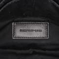Miniatyrbillede 6 af 10: Pre-owned Saint Laurent Matelasse Chevron Leather Monogram Zip A5 Wristlet Pouch Black