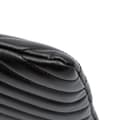 Miniatyrbillede 9 af 10: Pre-owned Saint Laurent Matelasse Chevron Leather Monogram Zip A5 Wristlet Pouch Black