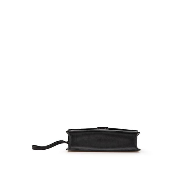 Pre-owned Burberry Leather Clutch Black