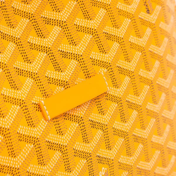 Pre-owned Goyard Goyardine Camondo II Yellow