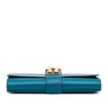 Miniatyrbild 3 av 10: Pre-owned Hermès Tadelakt Medor Clutch 23 Blue
