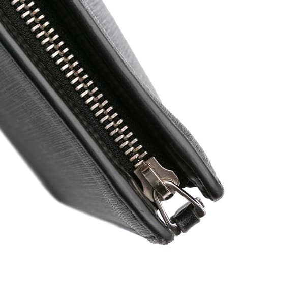 Pre-owned Gucci GG Supreme Web Clutch Black