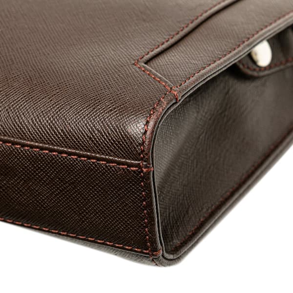 Pre-owned Burberry Leather Clutch Brown